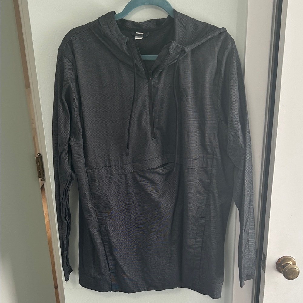 Adidas Men's Charcoal Windbreaker